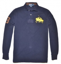 Polo Ralph Lauren Classic-Fit Leather Dual Match Polo (Large, Hunter Navy)