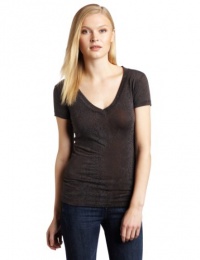 Nation LTD Women's Vegas Python Burnout V-Neck Tee