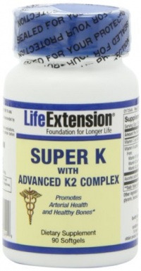 Life Extension Super K with Advanced K2 Complex Softgels, 90-Count