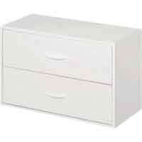 ClosetMaid 8984 2-Drawer Stackable Organizer, White