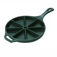 Lodge Logic L8CB3 Pre-Seasoned Cornbread Wedge Pan