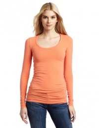 Splendid Women's Shrunken Stretch Long Sleeve Top