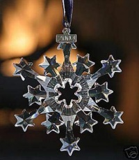 Swarovski 2004 Annual Christmas Snowflake Ornament