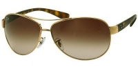 Ray Ban Sunglasses RB3386 001/13 Arista/Brown Gradient 63mm