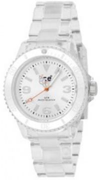 Ice-Watch Unisex CL.SR.U.P.09 Classic Collection Silver Dial Clear Plastic Watch