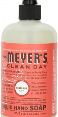 Mrs. Meyer's Clean Day Liquid Hand Soap, Rhubarb, 12.5 Fluid Ounce (Pack of 2)