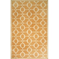 Liora Manne Spello Arabesque Orange Outdoor Rug 8'3 x 11'6