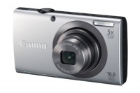 Canon PowerShot A2300 16.0 MP Digital Camera with 5x Optical Zoom (Silver)