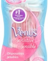 Gillette Venus Sensitive Skin Disposable Women's Razor 6 Count, 6.000 Count