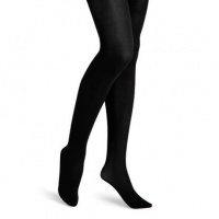 HUE Women's Super Opaque Control Top Tight, Black, Size 1