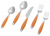 Fiesta Tangerine 5-Piece Flatware Set, Service for 1