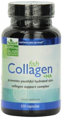 Neocell Fish Collagen plus Hyaluronic Acid Capsules, 120 Count