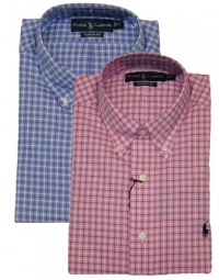 Polo Ralph Lauren Classic-Fit Plaid Oxford Dress Shirt