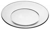 Libbey Crisa Moderno Dinner Plate, 10-1/2-Inch, Box of 12, Clear