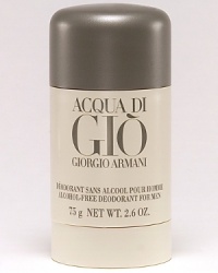 Acqua di Gio for Men is sensuous and sparkling and conveys a masculine aura of marine notes, fruits, herbs and woods. Inspired by a Mediterranean island refuge, it captures the essence of paradise. Due to Federal air safety regulations, fragrances cannot be shipped via air. Please choose standard shipping for shipment of this item.