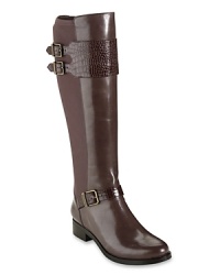 Strap-happy Cole Haan boots combine stately sophistication with stylish moto influences. Buckle up and take a ride.