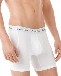 These Calvin Klein boxer briefs feature a classic fit with the logo at the waistband.