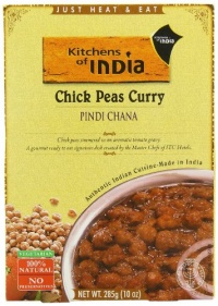 Kitchens Of India Ready To Eat Pindi Chana, Chick Pea Curry, 10-Ounce Boxes (Pack of 6)