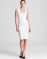 Shine bright in white. This square neck Zac Posen dress is the right choice for chic summer days (and nights) when celebrations by the poolside are the main event.