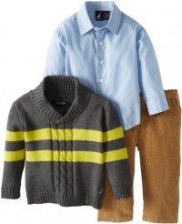 Nautica Baby-Boys Infant Shawl Collar Sweater Set