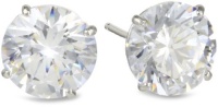 10k Gold Swarovski Zirconia Studs (3 cttw)