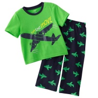 Carter's Boys' 2-Pc L/S Set - Airplane - 4T