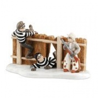 Department 56 A Christmas Story Village Accessory Figurine, Ralphie and Ol' Blue Save the Day