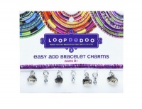 Loopdedoo Easy Add Bracelet Charms - Laugh Sing Live Play