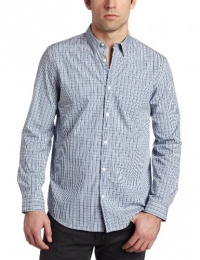 Calvin Klein Sportswear Men's Longsleeve Mini Check Dobby Shirt