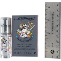 Ed Hardy Born Wild by Christian Audigier Mini EDT Spray .25 oz for Men