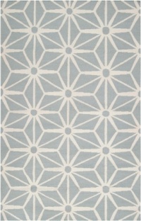 Surya Flatweave Rugs Fallon, Cloud Blue/White, 5' x 8'