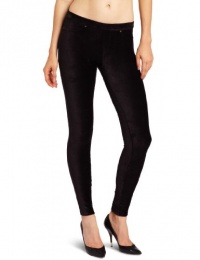 HUE Women's Corduroy Legging, Black, Small