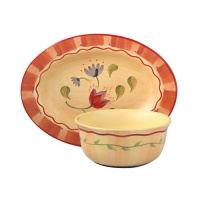 Pfaltzgraff Napoli 2-Piece Companion Set. Set includes: platter and vegetable / serve bowl