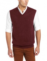 Nautica Men's Big-Tall Solid Sweater Vest