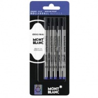 Montblanc Rollerball Refills Blue Medium 5 Per Pack