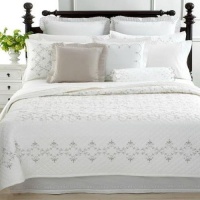 Martha Stewart Trousseau Clover Vines Standard Sham