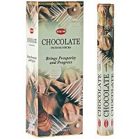 Chocolate - Box of Six 20 Stick Tubes - HEM Incense