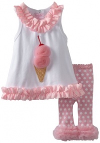 Mud Pie Tiny Dancer Ice Cream Tunic And Legging Set