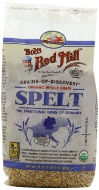 Bob's Red Mill Organic Spelt Berries, 24-Ounce (Pack of 4)