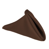 17 in. Polyester Napkins (1dz) Chocolate