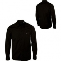 DC Shoes Men's Duff Long Sleeve Button Down Slim Fit Shirt-Black