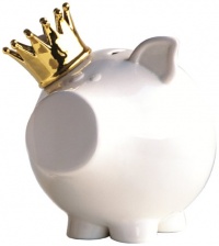 Salt&Pepper OINK CROWN GOLD MONEY BOX