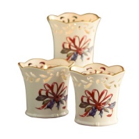 Lenox Winter Greetings Pierced Votives, S/3