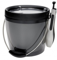 OXO Good Grips Plastic Ice Bucket with Ice Tongs