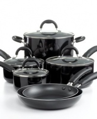 Martha Stewart 10 Pc Porclelian Enamel Cookware Set