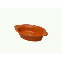 Fiesta Large Oval Baker, Tangerine