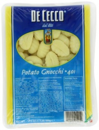 De Cecco Potato Gnocchi, 17.5- Ounce Boxes (Pack of 4)