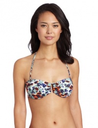 OndadeMar Women's Persia Bandeau, Animal Print, Small