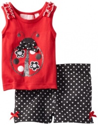 Kids Headquarters Baby-Girls Infant Top, Red, 18 Months