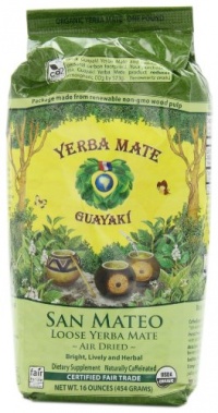 Guayaki Tea, San Mateo Loose Yerba Mate, 16-ounce bag